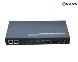 DAHUA FMC-100-8SFP2GE, DAHUA KOMMUNATOR ETHERNET AÇARI, 8PORTLU GİGABİT FİBER AÇARI