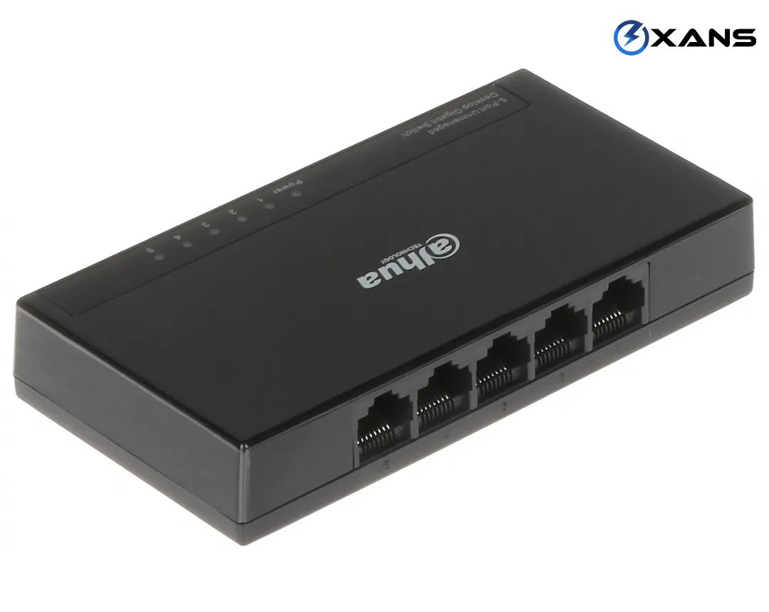 DAHUA PFS3005-5GT-L, 5PORT DESKTOP, GİGABİT ETHERNET SWİTCH, DAHUA SWİTCH, 5PORT SWİTCH, GİGABİT SWİTCH