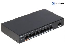 DAHUA PFS3009-8ET-96, DAHUA SWİTCH, 8PORT SWİTCH, POE SWİTCH, İDARƏ OLUNMAYAN SWİTCH, BREND SWİTCH DAHUA PFS3009-8ET-96, DAHUA SWİTCH, 8PORT SWİTCH, POE SWİTCH, İDARƏ OLUNMAYAN SWİTCH, BREND SWİTCH