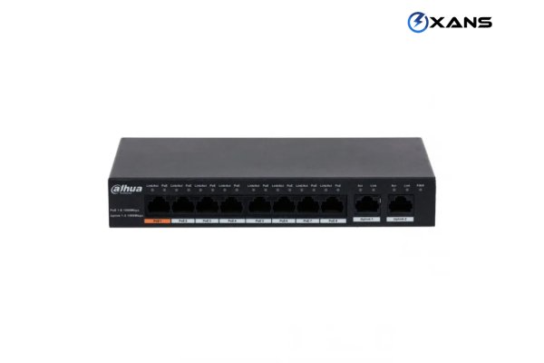 DAHUA PFS3010-8ET-65, DAHUA SWİTCH, 8PORT SWİTCH, POE SWİTCH, İDARƏ OLUNMAYAN SWİTCH, BREND SWİTCH DAHUA PFS3010-8ET-65, DAHUA SWİTCH, 8PORT SWİTCH, POE SWİTCH, İDARƏ OLUNMAYAN SWİTCH, BREND SWİTCH