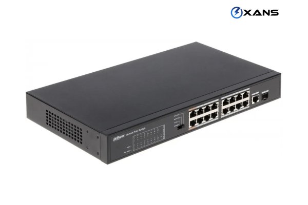 DAHUA PFS3117-16ET-135, DAHUA SWİTCH, 16PORT SWİTCH, POE SWİTCH, İDARƏ OLUNMAYAN SWİTCH, BREND SWİTCH DAHUA PFS3117-16ET-135, DAHUA SWİTCH, 16PORT SWİTCH, POE SWİTCH, İDARƏ OLUNMAYAN SWİTCH, BREND SWİTCH