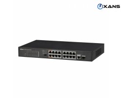 DAHUA DH-PFS3117-16P-135, 16PORT POE KOMMUTATOR, DAHUA SWİTCH, POE SWİTCH, BREND SWİTCH DAHUA DH-PFS3117-16P-135, 16PORT POE KOMMUTATOR, DAHUA SWİTCH, POE SWİTCH, BREND SWİTCH