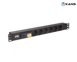 PH12-8D1-P, İTK ROZETKALAR BLOKU, ENERJİ PAYLAYICI BÖLMƏ, 8 YUVALI PDU ROZETKA QİYMƏTİ, PH12-8D1-P QİYMƏTİ