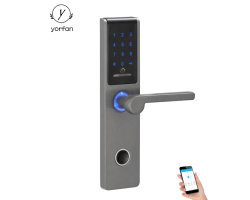 YORFAN YFB-618, PASLANMAYAN POLAD BLUETOOTH AĞILLI QAPI KILIDI, MİFARE KART PAROL QAPI KİLİDİ, BARMAQ İZLİ SMART LOCK YORFAN YFB-618, PASLANMAYAN POLAD BLUETOOTH AĞILLI QAPI KILIDI, MİFARE KART PAROL QAPI KİLİDİ, BARMAQ İZLİ SMART LOCK