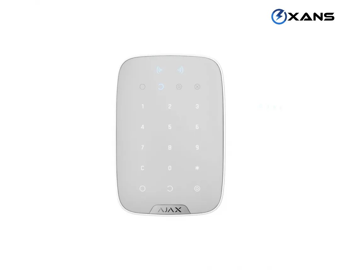 AJAX KEYPAD PLUS (WHİTE), SİMSİZ AÇARLIQ, SENSOR EKRANLI KLAVİATURA, SİQNALİZASİYA ÜÇÜN AÇARLIQ, UCUZ AÇARLIQLAR