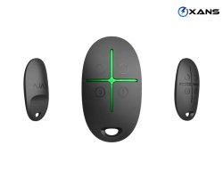 AJAX SPACECONTROL (Black), TƏHLÜKƏSİZLİYİ İDARƏ ÜÇÜN AÇAR, SİMSİZ AÇAQLIQ SATIŞI, 4 DÜYMƏLİ BRELOK QİYMƏTİ