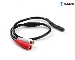 RCA KONNEKTORULU CCTV ÜÇÜN MİKROFON, DAHUA KAMERA AKSESUARLARI, KAMERA ÜÇÜN MİKROFON SATIŞI