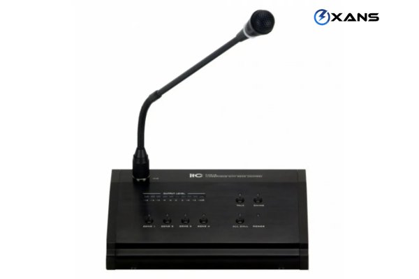 AME A-124, T-4060MP/T-4120MP ÜÇÜN UZAQDAN 4 ZONALI PEYKİNQ MİKROFONU, ONLİNE MİKRAFON SATIŞI, MASAÜSTÜ MİKRAFON